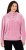 Ulla Popken Corduroy Hoodie Raspberry - Hettegensere og collegegensere - 