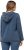 Ulla Popken Raw Hem Long Sleeve Hoodie Night Blue - Hettegensere og collegegensere - Myke gensere, hettegensere og strikk