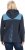 Ulla Popken Waffle Pique Contrast Color Hoodie Navy - Hettegensere og collegegensere - Myke gensere, hettegensere og strikk