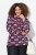 Ulla Popken Ho Ho Ho Lettering Hooded Sweatshirt Navy - Hettegensere og collegegensere - Myke gensere, hettegensere og strikk
