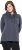 Ulla Popken Lettering GLOWING Hoodie Asphalt Grey - Trykket T-skjorter for dame - 