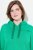 Ulla Popken Lettering GLOWING Hoodie Moss Green - Hettegensere og collegegensere - Myke gensere, hettegensere og strikk