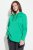 Ulla Popken Lettering GLOWING Hoodie Moss Green - Hettegensere og collegegensere - Myke gensere, hettegensere og strikk