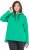 Ulla Popken Lettering GLOWING Hoodie Moss Green - Hettegensere og collegegensere - Myke gensere, hettegensere og strikk