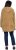 Ulla Popken Tiered Flounce Panel Zip Up Hoodie Mocha Brown - Hettegensere og collegegensere - 