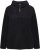 Ulla Popken Fleece Sweatshirt Hoodie Black - Hettegensere og collegegensere - 