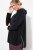 Ulla Popken Fleece Sweatshirt Hoodie Black - Hettegensere og collegegensere - Myke gensere, hettegensere og strikk