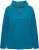 Ulla Popken Fleece Sweatshirt Hoodie Dark Petrol - Hettegensere og collegegensere - Myke gensere, hettegensere og strikk