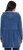 Ulla Popken Indigo Dyed Flounce Panel Hoodie Blue - Hettegensere og collegegensere - Myke gensere, hettegensere og strikk