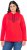Ulla Popken TRUE Lettering Hoodie Neon Red - Hettegensere og collegegensere - 