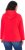Ulla Popken TRUE Lettering Hoodie Neon Red - Hettegensere og collegegensere - 