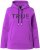 Ulla Popken TRUE Lettering Hoodie Neon Red - Hettegensere og collegegensere - 