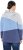 Ulla Popken Color Block Fleece-Lined Hoodie Atlantic Blue - Hettegensere og collegegensere - Myke gensere, hettegensere og strikk