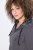 Ulla Popken Snake Detail Zip-Up Hoodie Graphite Grey - Hettegensere og collegegensere - Myke gensere, hettegensere og strikk