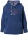 Ulla Popken Perfect Flow Embroidered Hoodie Indigo Denim - Hettegensere og collegegensere - 