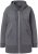 Ulla Popken Decorative Seam Zip-Up Hoodie Graphite Grey - Hettegensere og collegegensere - Myke gensere, hettegensere og strikk