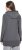Ulla Popken Decorative Seam Zip-Up Hoodie Graphite Grey - Hettegensere og collegegensere - Myke gensere, hettegensere og strikk