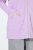 Ulla Popken Decorative Seam Zip-Up Hoodie Lavender - Hettegensere og collegegensere - Myke gensere, hettegensere og strikk