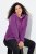 Ulla Popken Rhinestone Drawstring Moon Wash Hoodie Light Plum - Hettegensere og collegegensere - Myke gensere, hettegensere og strikk