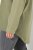 Ulla Popken Mixed Texture Button Down Hoodie Pond Green - Hettegensere og collegegensere - Myke gensere, hettegensere og strikk
