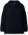 Ulla Popken Decorative Lace-Up Hoodie Black - Hettegensere og collegegensere - Myke gensere, hettegensere og strikk