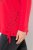 Ulla Popken Decorative Lace-Up Hoodie Lychee - Ulla Popken - Ulla Popken Plus-Size Klær