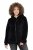 Ulla Popken Teddy Fleece Zip-Up Hoodie Black - Hettegensere og collegegensere - Myke gensere, hettegensere og strikk