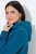 Ulla Popken Relaxed Fit Long Sleeve Hoodie Cerulean - Hettegensere og collegegensere - Myke gensere, hettegensere og strikk
