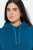 Ulla Popken Relaxed Fit Long Sleeve Hoodie Cerulean - Hettegensere og collegegensere - Myke gensere, hettegensere og strikk
