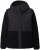 Ulla Popken Mixed Texture Hoodie Black - Hettegensere og collegegensere - 