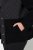 Ulla Popken Mixed Texture Hoodie Black - Hettegensere og collegegensere - Myke gensere, hettegensere og strikk