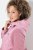 Ulla Popken Mixed Texture Hoodie Wildberry - Hettegensere og collegegensere - Myke gensere, hettegensere og strikk