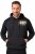 JP1880 Hoodie Breast Print Instinct Black - Gensere og hettegensere - Store hettegensere - 2XL-14XL