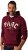 JP1880 Hoodie with Embroidery Aubergine - Gensere og hettegensere - Store hettegensere - 2XL-14XL