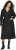 Ulla Popken Denim Acid Wash Trench Coat Black - Jakker - 