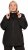 Ulla Popken Lightweight Rain Jacket Black - Jakker - 