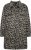 Ulla Popken Leopard Print Shirt Jacket Black - Jakker - 