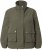Ulla Popken Cargo Style Elastic Hem Jacket Olive Grey - Jakker - 