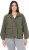 Ulla Popken Cargo Style Elastic Hem Jacket Olive Grey - Jakker - 