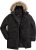 Men Plus Parka With Fur Hood Black - Jakker - Store jakker - 2XL-12XL
