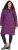 Ulla Popken HYPRAR Longline Water Repellent Jacket Plum - Jakker - 