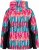 Ulla Popken HYPRAR Graphic Stripe Fully Lined Ski Jacket Teal - Jakker - 
