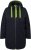 Ulla Popken HYPRAR Triple Function Contrast Trim Quilted Lining Jacket Navy - Jakker - 