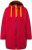 Ulla Popken HYPRAR Triple Function Contrast Trim Quilted Lining Jacket Salsa Red - Jakker - 