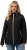 Ulla Popken Hyprar Quilt Mix Jacket Black - Jakker - 