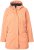 Ulla Popken Raindrop Print Longline Waterproof Jacket Mandarin - Jakker - 