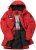 JAY-PI Warm Quilted Parka Dual Function Windproof and Water Repellent Red - Jakker - Store jakker - 2XL-12XL