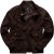 JP1880 Leather Jacket Goat Suede Espresso Brown - Jakker - Store jakker - 2XL-12XL