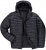 JAY-PI Lightly Quilted Jacket with a Hoodie Black - Jakker - Store jakker - 2XL-12XL