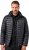 JAY-PI Lightly Quilted Jacket with a Hoodie Black - Jakker - Store jakker - 2XL-12XL